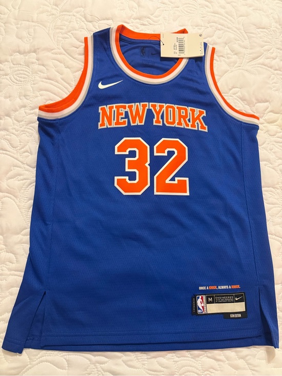 Nike Other - Nike Knicks Royal Blue and Orange Basketball Jersey #32